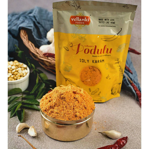 Vellanki Foods Idli Karam With Garlic